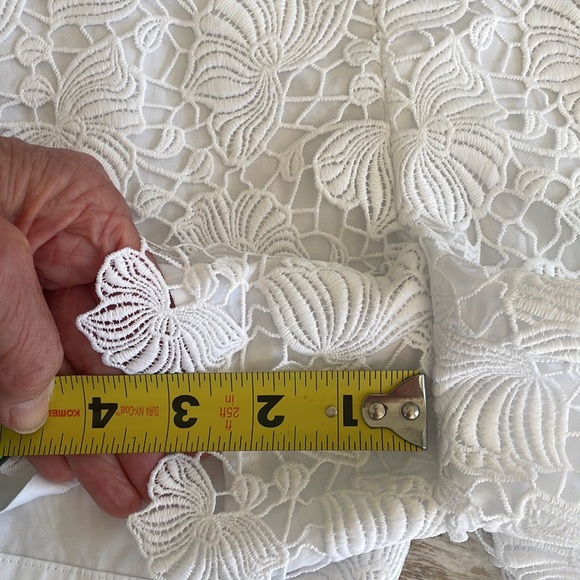 Ann Taylor NWT lace overlay white shorts sz2P - Picture 7 of 9